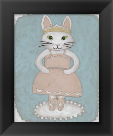 Framed Ballerina Animal II Print