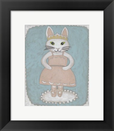 Framed Ballerina Animal II Print