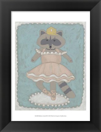 Framed Ballerina Animal III Print