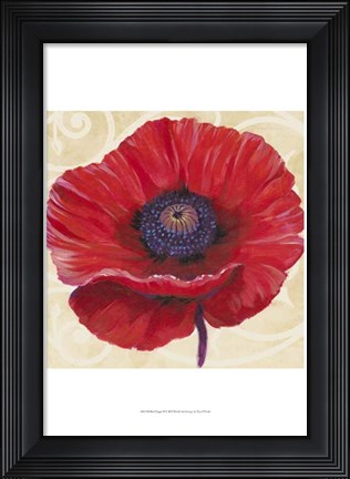Framed Red Poppy II Print