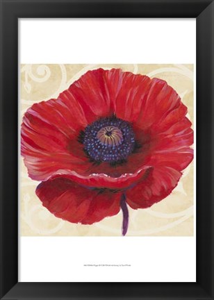 Framed Red Poppy II Print