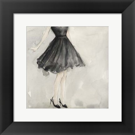 Framed Little Black Dress I Print