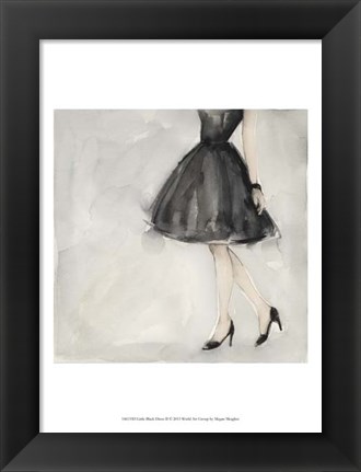 Framed Little Black Dress II Print
