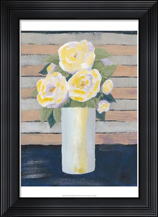 Framed Wednesday Blooms I Print