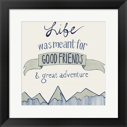 Framed Road Trip I Print