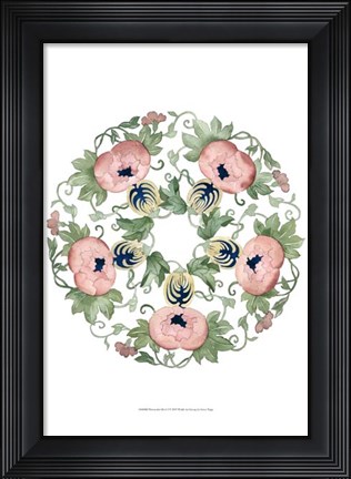 Framed Watercolor Motif I Print