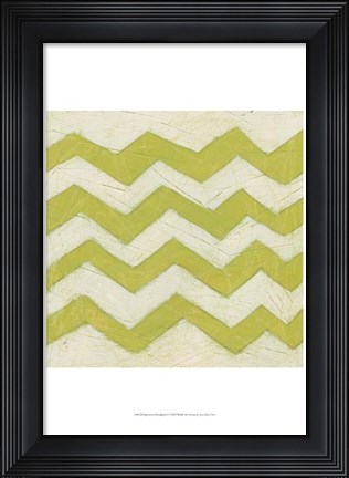 Framed Spectrum Hieroglyph I Print