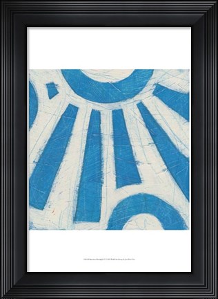 Framed Spectrum Hieroglyph V Print