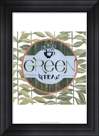 Framed Tea Label III Print