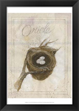 Framed Nest - Oriole Print