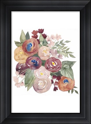 Framed Pirouette Posy II Print