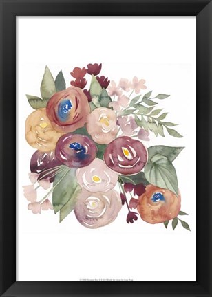 Framed Pirouette Posy II Print
