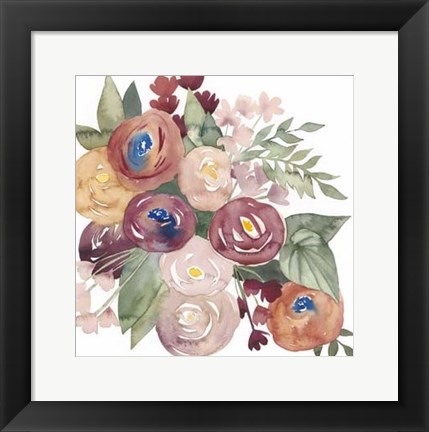 Framed Pirouette Posy II Print