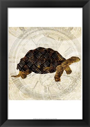 Framed Steam Punk Turtle II Print