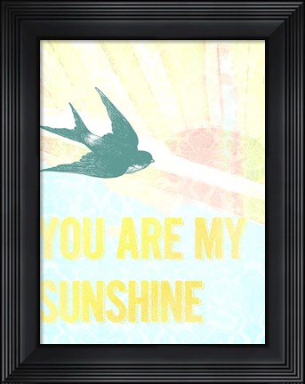 Framed My Only Sunshine I Print