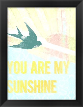 Framed My Only Sunshine I Print