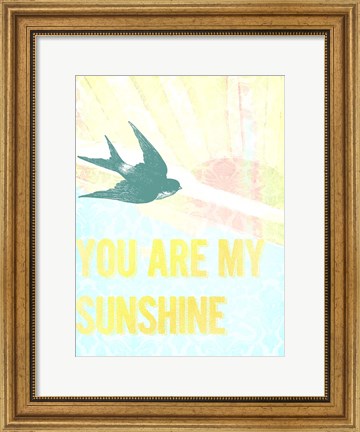 Framed My Only Sunshine I Print