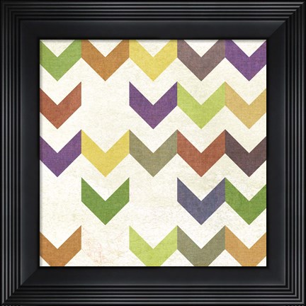 Framed Arrow Pattern II Print