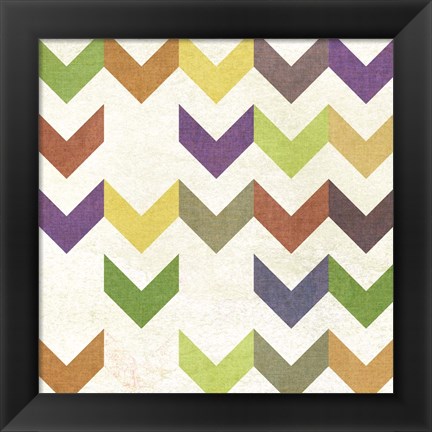 Framed Arrow Pattern II Print