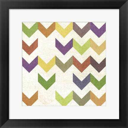 Framed Arrow Pattern II Print