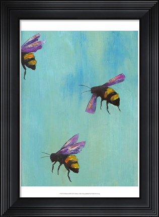 Framed Pollinators III Print