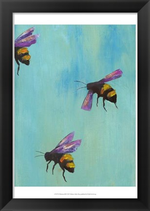 Framed Pollinators III Print