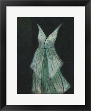 Framed White Dress I Print