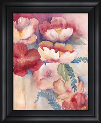 Framed Cerise Tide II Print
