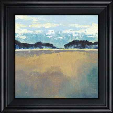Framed Aureate Seascape II Print