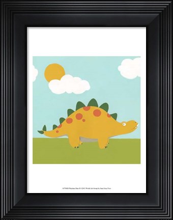 Framed Playtime Dino II Print