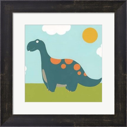 Framed Playtime Dino III Print