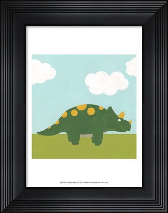Framed Playtime Dino IV Print