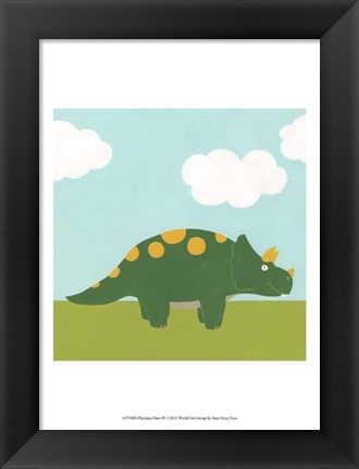 Framed Playtime Dino IV Print