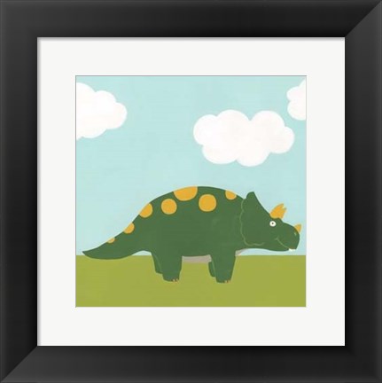 Framed Playtime Dino IV Print