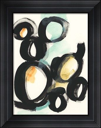 Framed Cellular Structure III Print