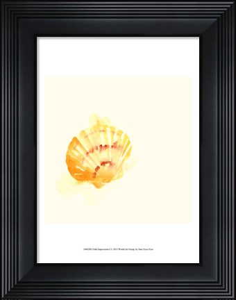 Framed Tidal Impressions I Print