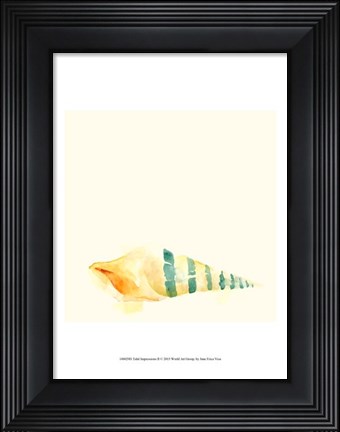 Framed Tidal Impressions II Print