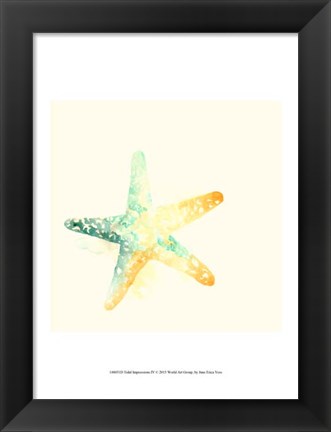 Framed Tidal Impressions IV Print