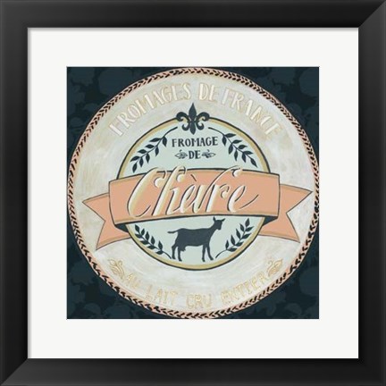 Framed Cheese Label II Print