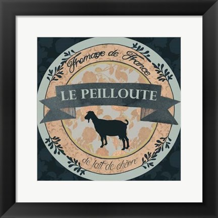 Framed Cheese Label III Print