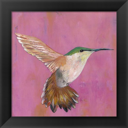 Framed Sweet Hummingbird I Print