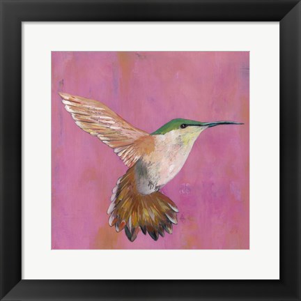 Framed Sweet Hummingbird I Print