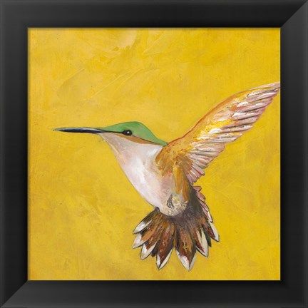 Framed Sweet Hummingbird II Print