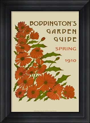 Framed Boddington&#39;s Garden Guide II Print