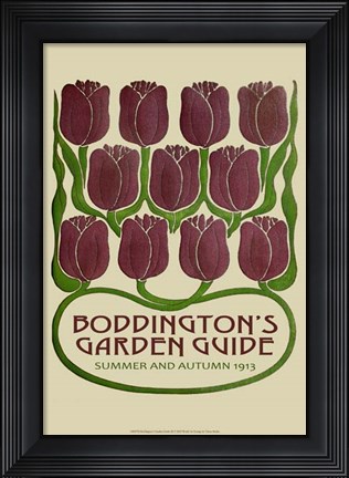 Framed Boddington&#39;s Garden Guide III Print