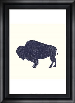 Framed Timber Animals II Print