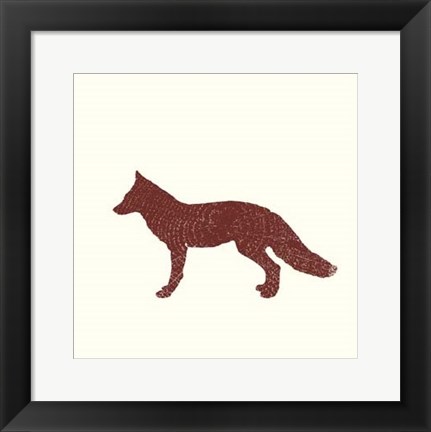 Framed Timber Animals III Print