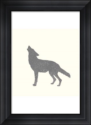 Framed Timber Animals IV Print