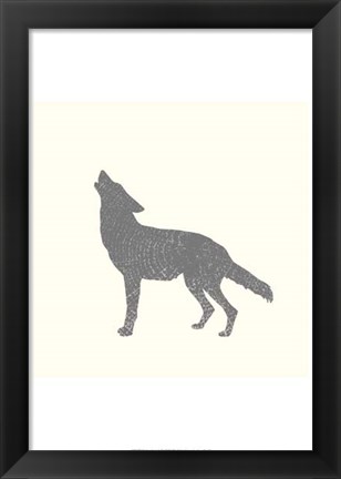 Framed Timber Animals IV Print