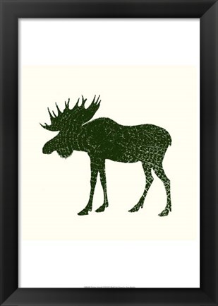 Framed Timber Animals VI Print